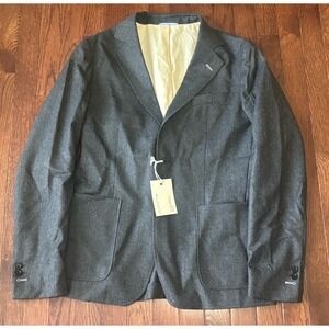 Gant Rugger Jacket Blazer Size 38 (48) Gray Flannel NWT
